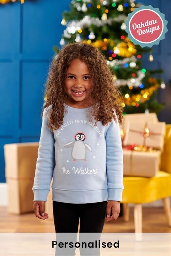Personalised Children's Family Christmas Character Jumper by Oakdene Designs (R56997) | £25