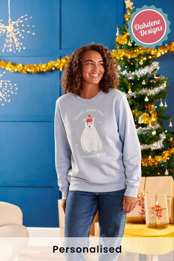 Personalised Women's Family Christmas Character Jumper by Oakdene Designs (R57002) | £30