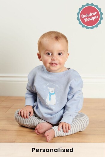 Personalised Baby Family Christmas Character Jumper by Oakdene Designs (R57004) | £25