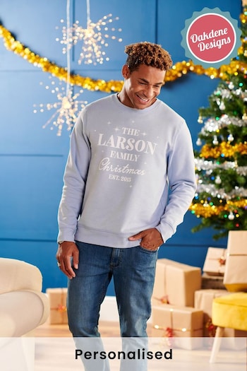 Personalised Men's Family Christmas Jumper by Oakdene Designs (R57008) | £30