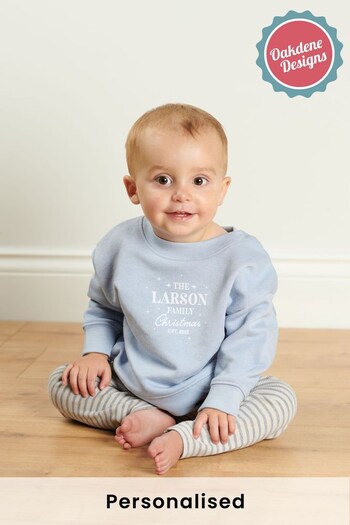 Personalised Baby Family Christmas Jumper by Oakdene Designs (R57011) | £25