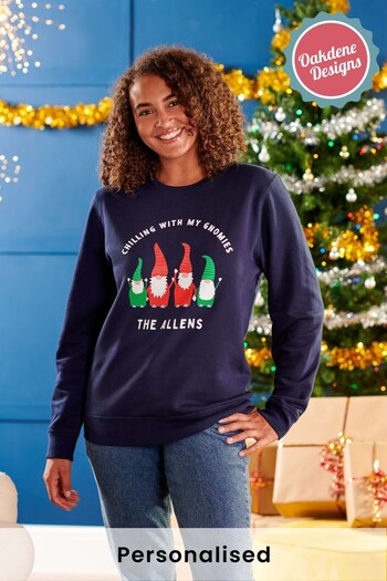 Personalised Women's Family Christmas Character Jumper by Oakdene Designs (R57015) | £30