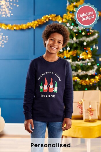 Personalised Children's Family Christmas Character Jumper by Oakdene Designs (R57016) | £25