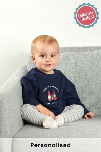 Personalised Baby Family Christmas Character Jumper by Oakdene Designs (R57017) | £25
