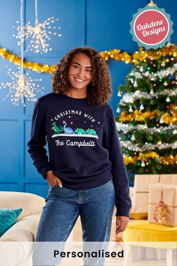 Personalised Women's Family Christmas Character Jumper by Oakdene Designs (R57021) | £30