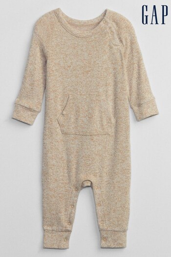 Gap Brown Pocket Baby Romper (R57158) | £20