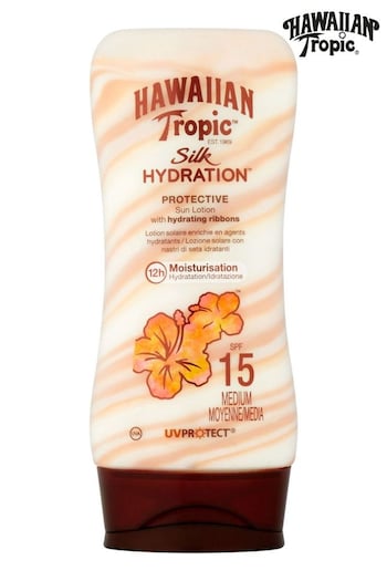 Hawaiian Tropic Silk Hydration Protective Sun Lotion with Hydrating Ribbons SPF 15 180ml (R60213) | £15