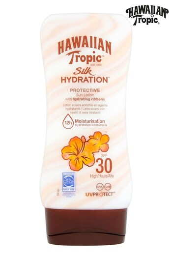 Hawaiian Tropic Silk Hydration Protective Sun Lotion with Hydrating Ribbons SPF 30 180ml (R60214) | £15