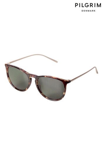 PILGRIM Turtle Vanille Sunglasses 010SQ (R61097) | £32