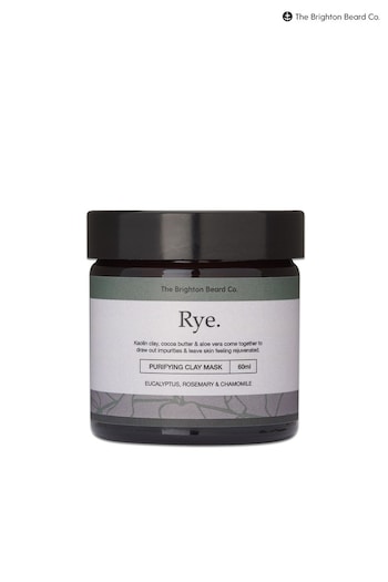 The Brighton Beard Co. Rye Purifying Clay soft Mask 60g (R62615) | £15