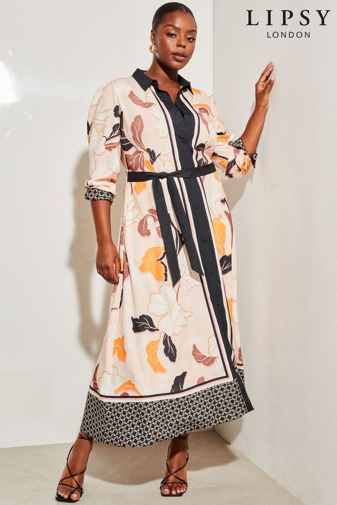 Lipsy floral shirt dress shop