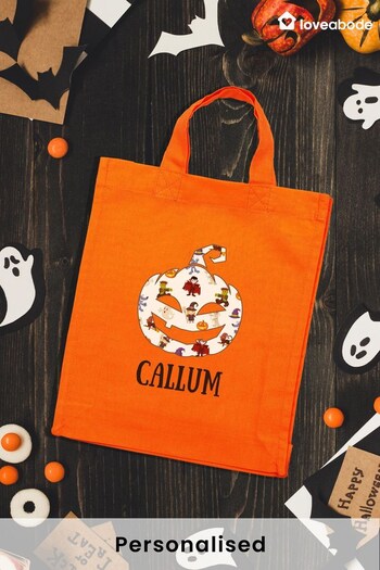 Personalised Halloween Trick or Treat Bag by Loveabode (R64318) | £10
