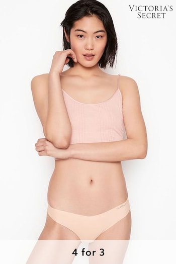 Victoria's Secret Champagne Nude Thong No-Show Cheeky Panty (R64323) | £9