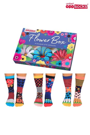 United Odd Socks Multicoloured Flowerbox Socks (R64915) | £16