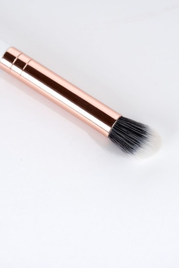 Brush Works Highlight & Contour Brush - White & Rose Gold (R65012) | £7