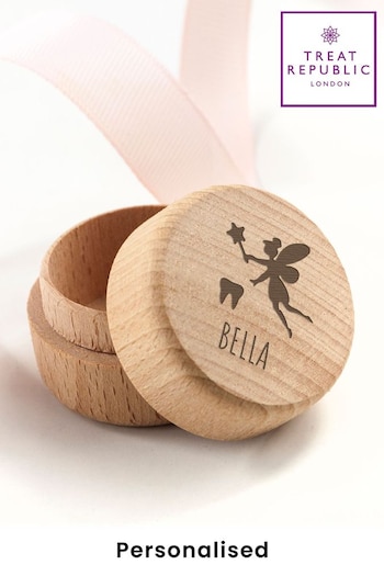 Personalised Magical Tooth Fairy Keepsake Box  by Treat Republic (R66150) | £15