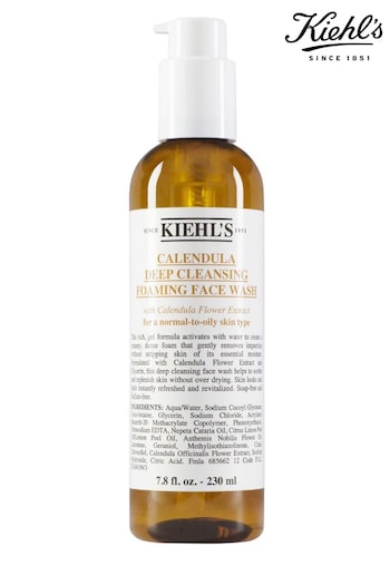 Kiehl's Calendula Deep Cleansing Foaming Face Wash 230ml (R66414) | £30.50