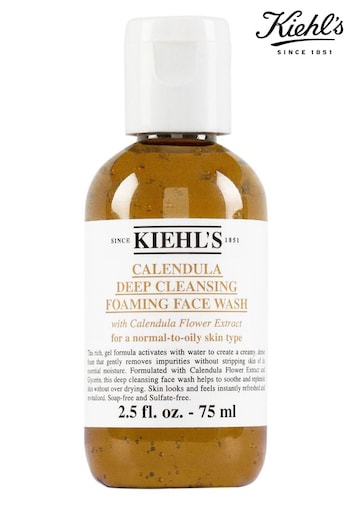 Kiehl's Calendula Deep Cleansing Foaming Face Wash 75ml (R66416) | £14