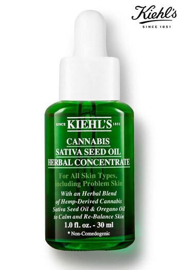 Kiehl's Cannabis Sativa Seed Oil Herbal Concentrate 30ml (R66440) | £46