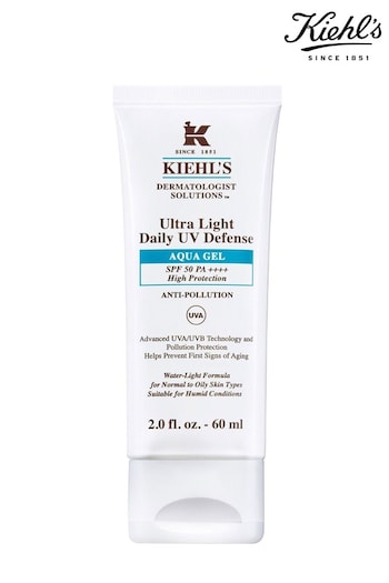 Kiehl's Ultra Light Daily UV Defense Aqua Gel SPF 50 60ml (R66479) | £44.50