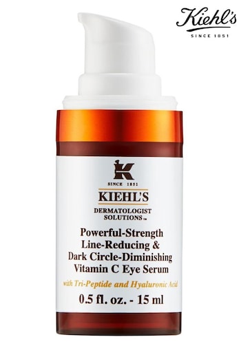 Kiehl's Powerful-Strength Line-Reducing & Dark Circle-Diminishing Vitamin C Eye Serum 15ml (R66491) | £47