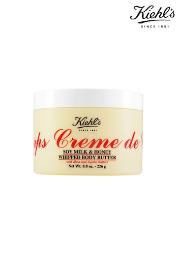 Kiehl's Creme de Corps Soy Milk & Honey Whipped Body Butter 226g (R66519) | £45