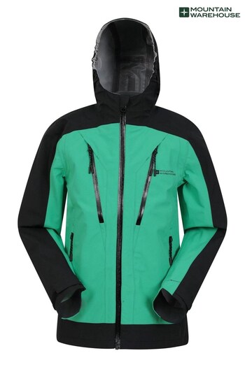 Mountain Warehouse Green Summit Ultra 3 Layer Waterproof Jacket -  Kids (R69762) | £128