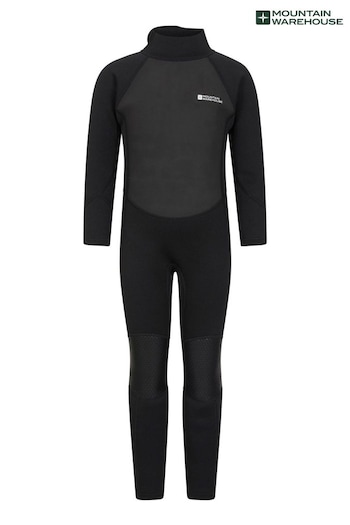 Mountain Warehouse Black Full Length 2.5mm Neoprene Wetsuit - Kids (R69820) | £60
