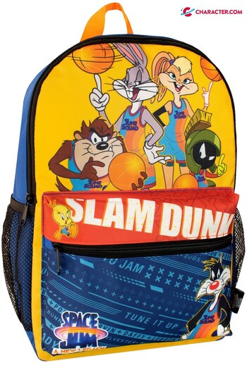 Character Blue/Yellow Space Jam Backpack (R70144) | £13