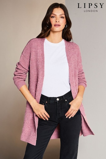 Lipsy Rose Mixed Cable Knit Cardigan (R70424) | £42