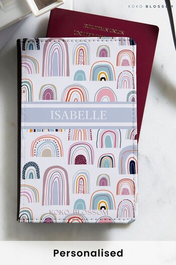 Personalised Over the Rainbow Passport Cover by  Koko Blossom (R74230) | £20