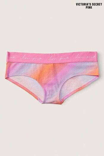 Victoria's Secret PINK Gradient Pink with Graphic Pink Hipster Cotton Logo Knickers (R74706) | £9
