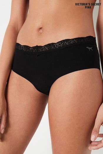 Victoria's Secret PINK Pure Black No Show Hipster Knickers (R74709) | £9