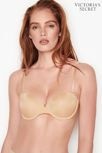 Victoria's Secret Champagne Nude Smooth Multiway Strapless Push Up Bra (R74757) | £45