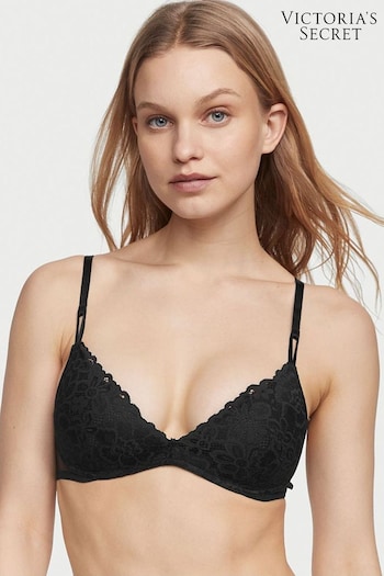 Victoria's Secret Black Non Wired Push Up Non Wired Push Up T-Shirt Bra (R74880) | £35