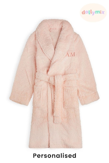 Personalised leathers Fleece Robe by Dollymix (R75717) | £40