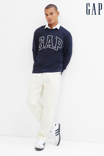 Gap Navy Blue Logo Crew Neck Sweatshirt (R77172) | £20