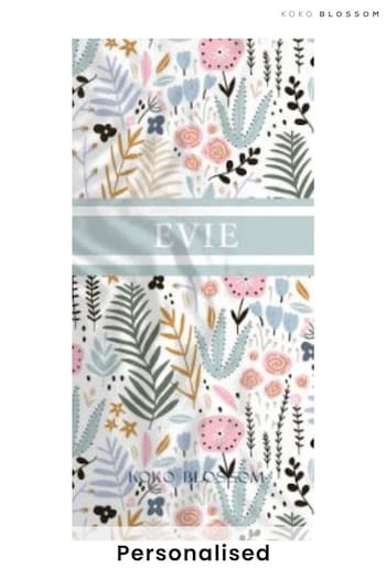 Personalised  Pastel Garden Towel by Koko Blossom (R77218) | £28