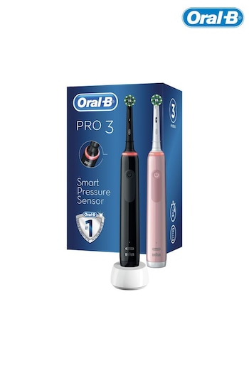 Oral-B Pro 3 3900 Duo Pack (Black & Pink) (R77406) | £160