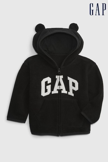 Gap Black Logo Bear Ear Hoodie (R77526) | £25