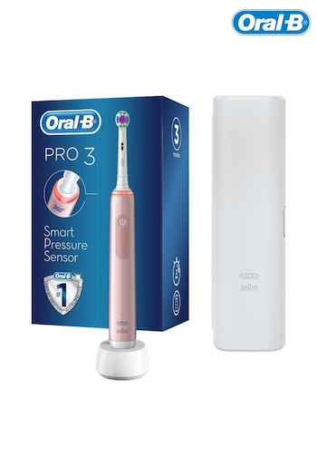 Oral-B Pro 3 3500 3D White & Pink +Travel Case (R77540) | £90