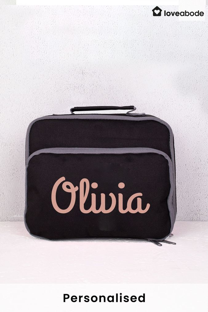 Girls personalised lunch online bag