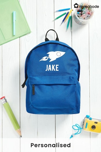 Personalised Rocket Backpack by Loveabode (R79222) | £19