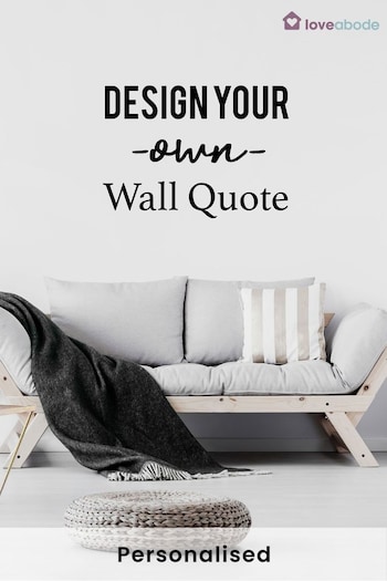 Personalised Design Your Own Wall Sticker By Loveabode (R79225) | £20