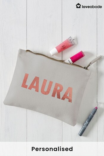 Personalised Cosmetic Bag By Loveabode (R79228) | £12