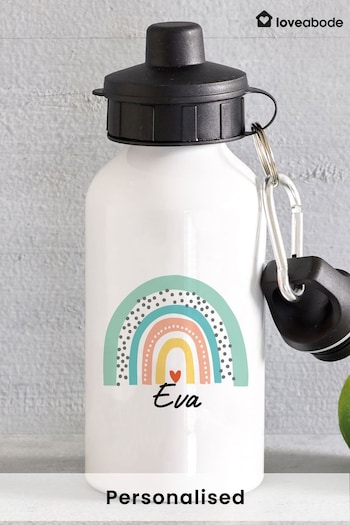 Personalised Rainbow Water Bottle By Loveabode (R79242) | £14