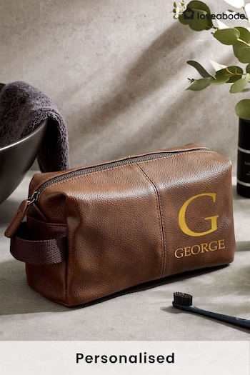 Personalised Initials Wash Bag By Loveabode (R79257) | £24