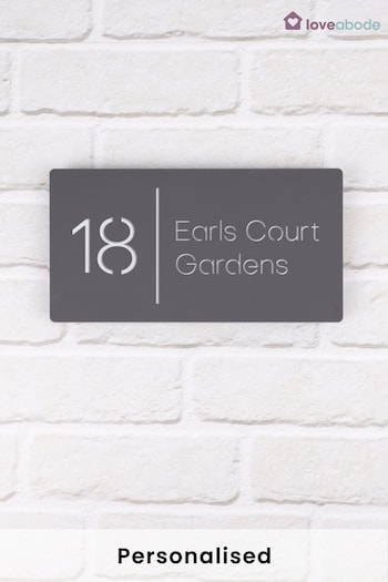 Personalised House Sign By Loveabode (R79261) | £30
