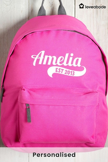 Personalised Backpack By Loveabode (R79262) | £19