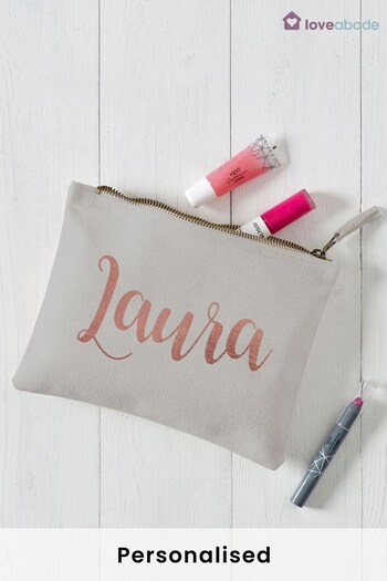 Personalised Cosmetic Bag By Loveabode (R79270) | £12